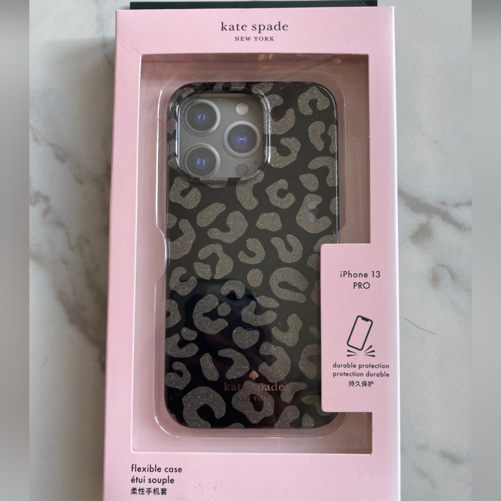 Kate Spade Chelsea Leopard iPhone 13 Pro Case
